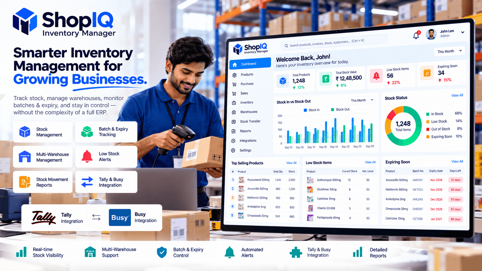 ShopIQ Inventory Manager