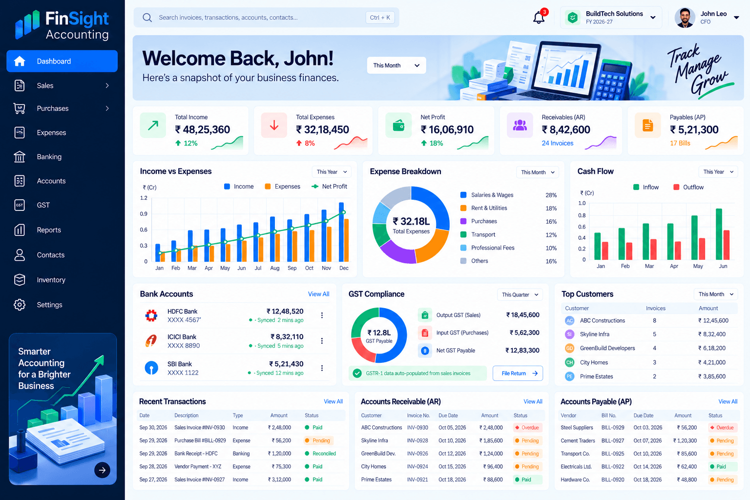 FinSight Accounting screenshot 2