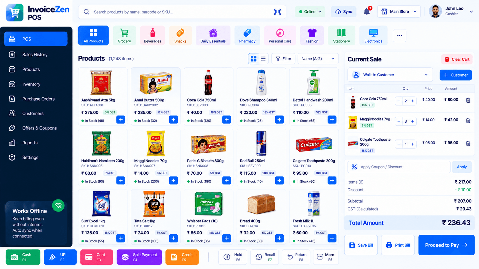 InvoiceZen POS screenshot 2